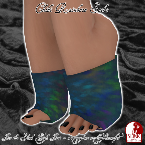 Chibi Rainbow Socks 3