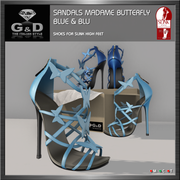 G&D Madame Butterfly Blue & Blu
