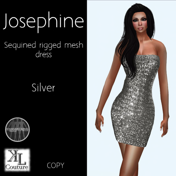 Josephine dress silver