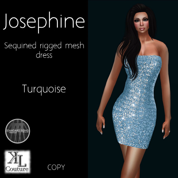 Josephine dress turquoise