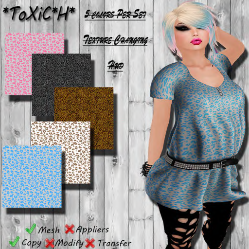 _ToXiC_H_ Lilly Blouse - Dress Wild Girl Color Changing Hud