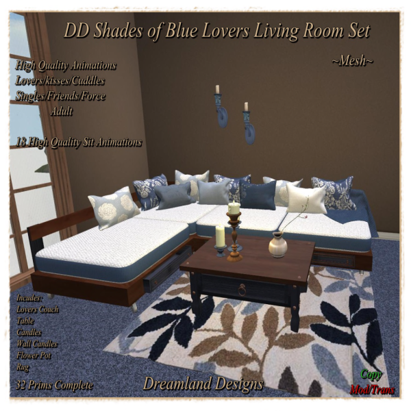 DD Shades of Blue Lovers Living Room Set_001A